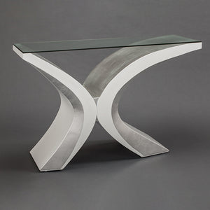 Console Table with Glass 2705-D1