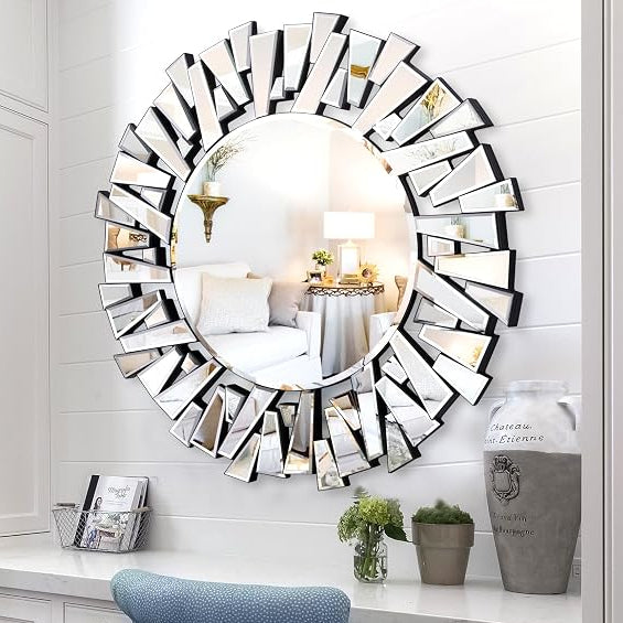Circular Prism Wall Mirror