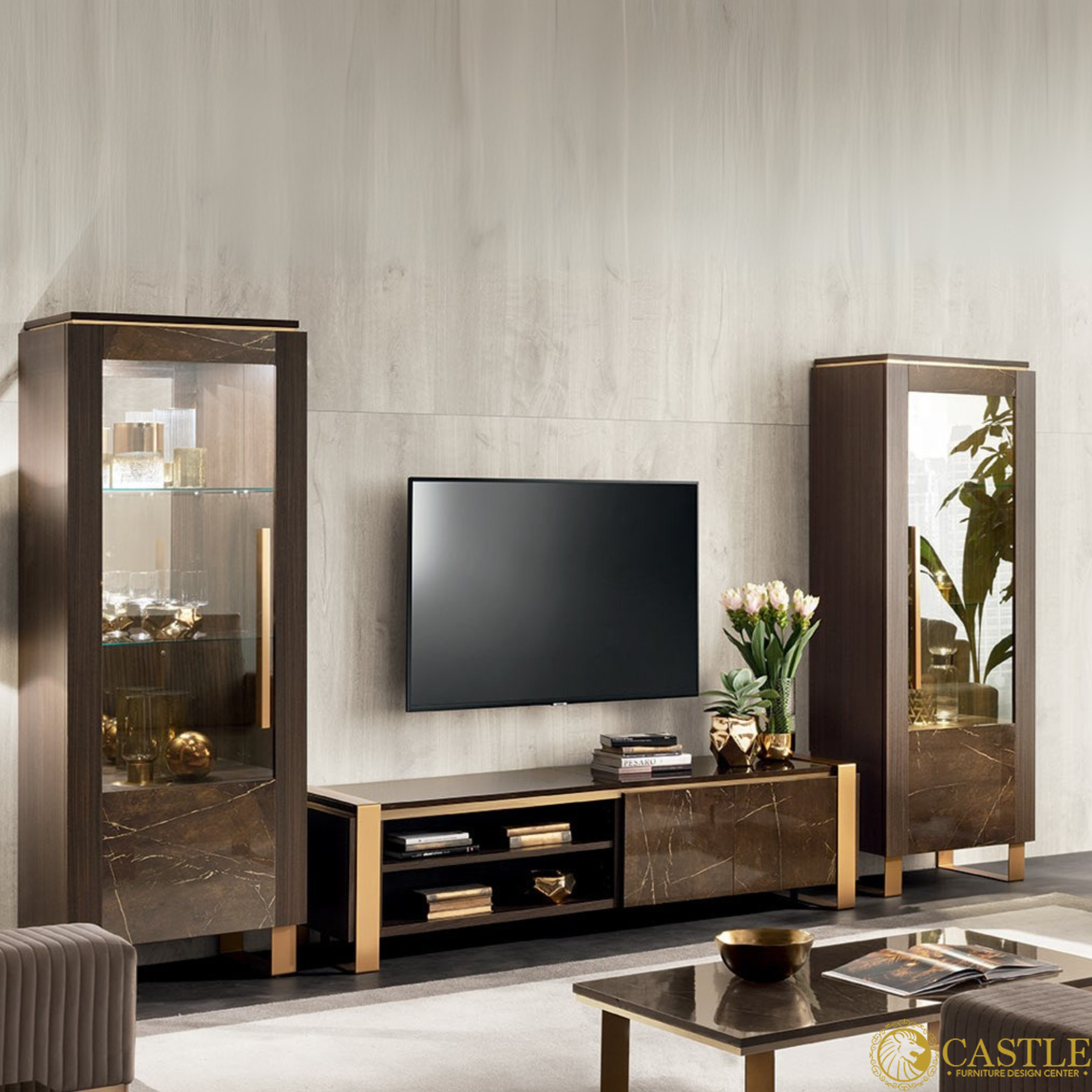 Luxury Curio Cabinets in Houston | Castle Furniture Luxury Curio Cabinets in Houston | Castle Furniture