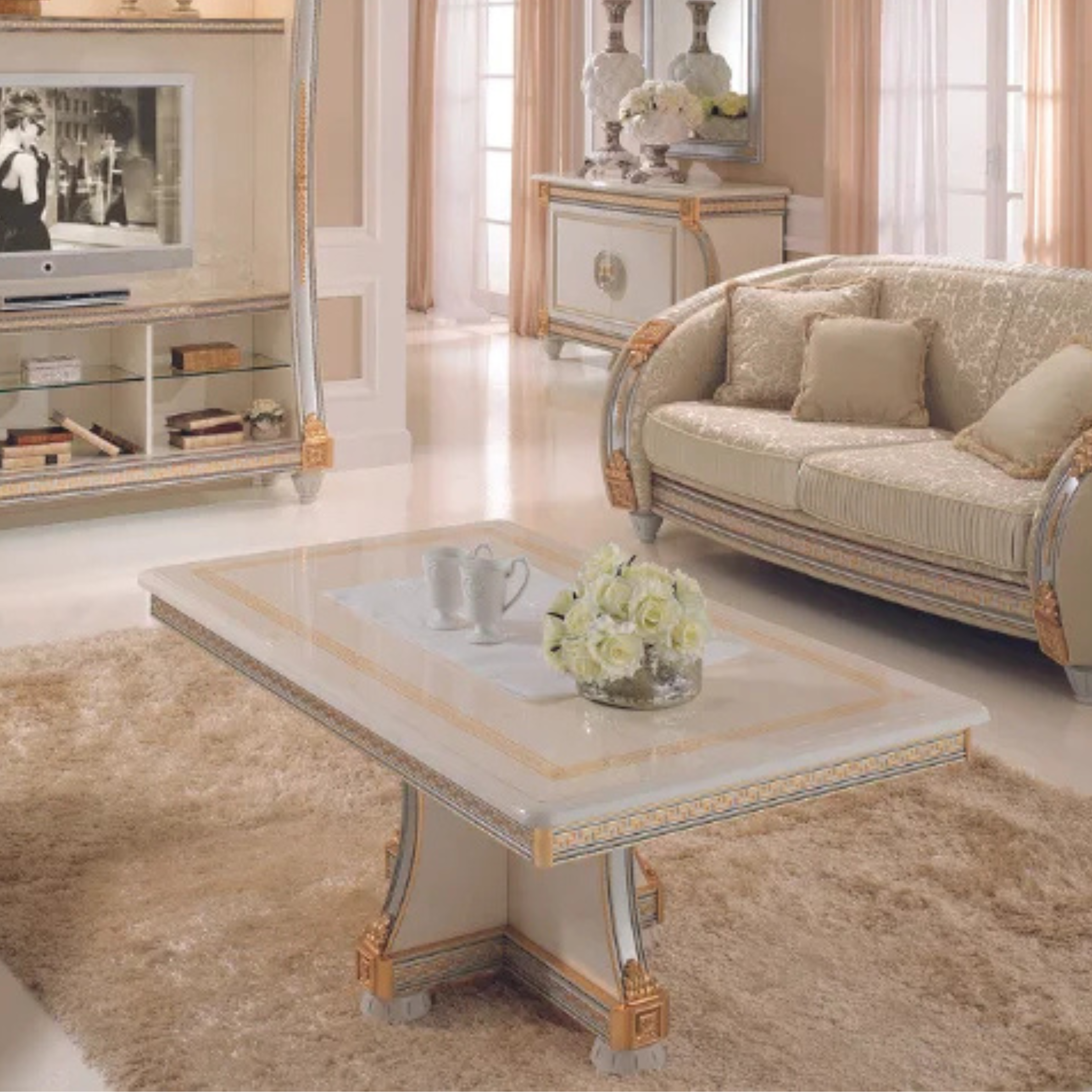 Liberty Coffee Table – Golden Reflections