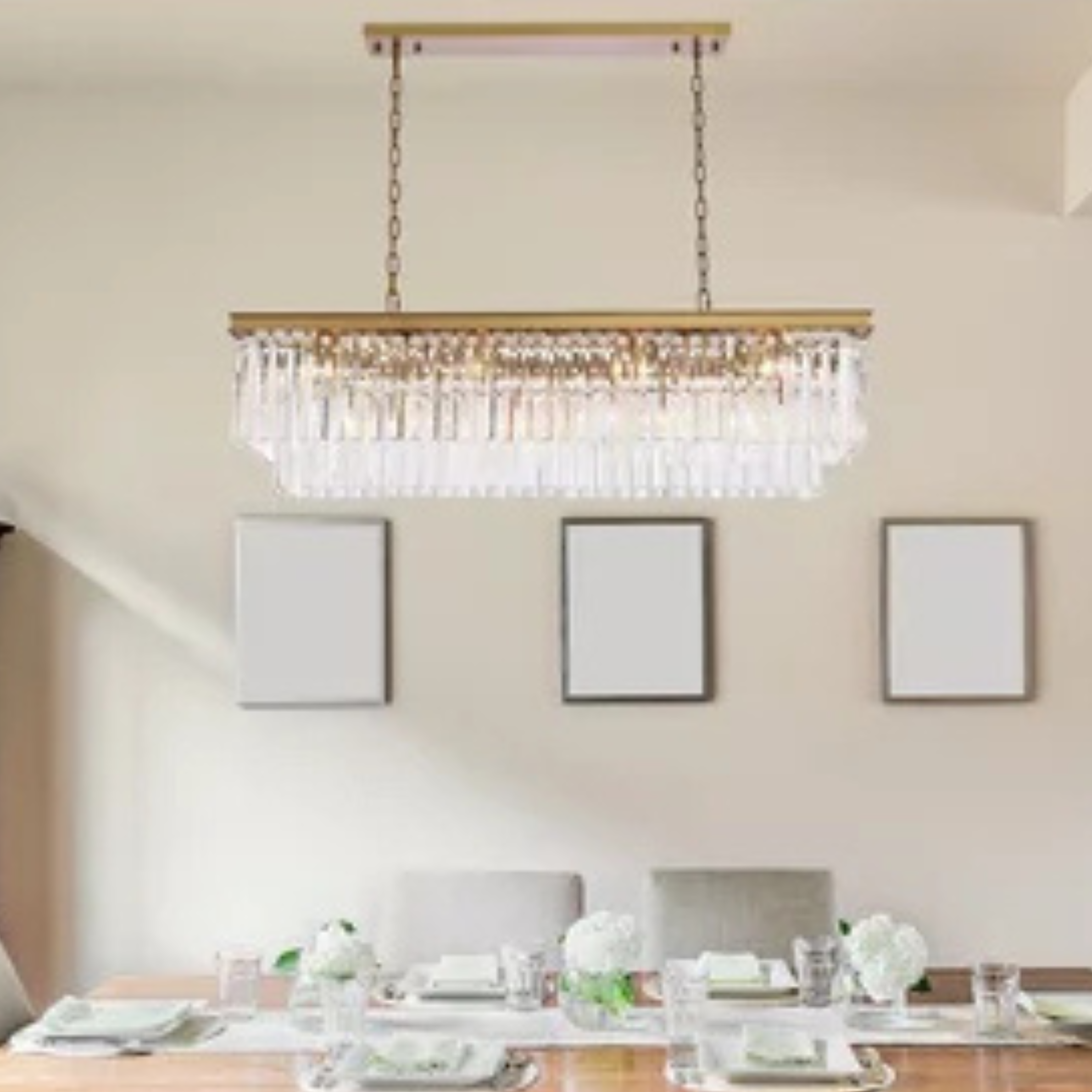 Sydney Crystal Waterfall Chandelier - 1202D50SG/RC