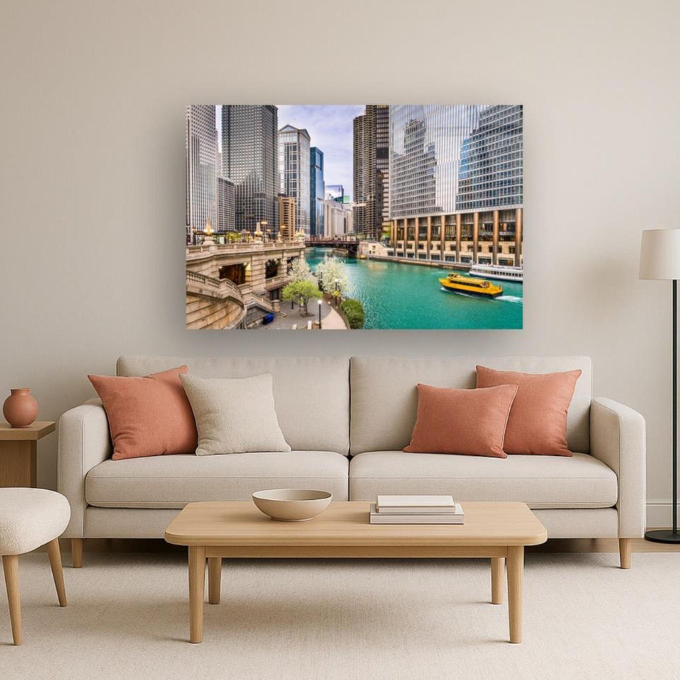 Chicago River Wall Art | SF1742