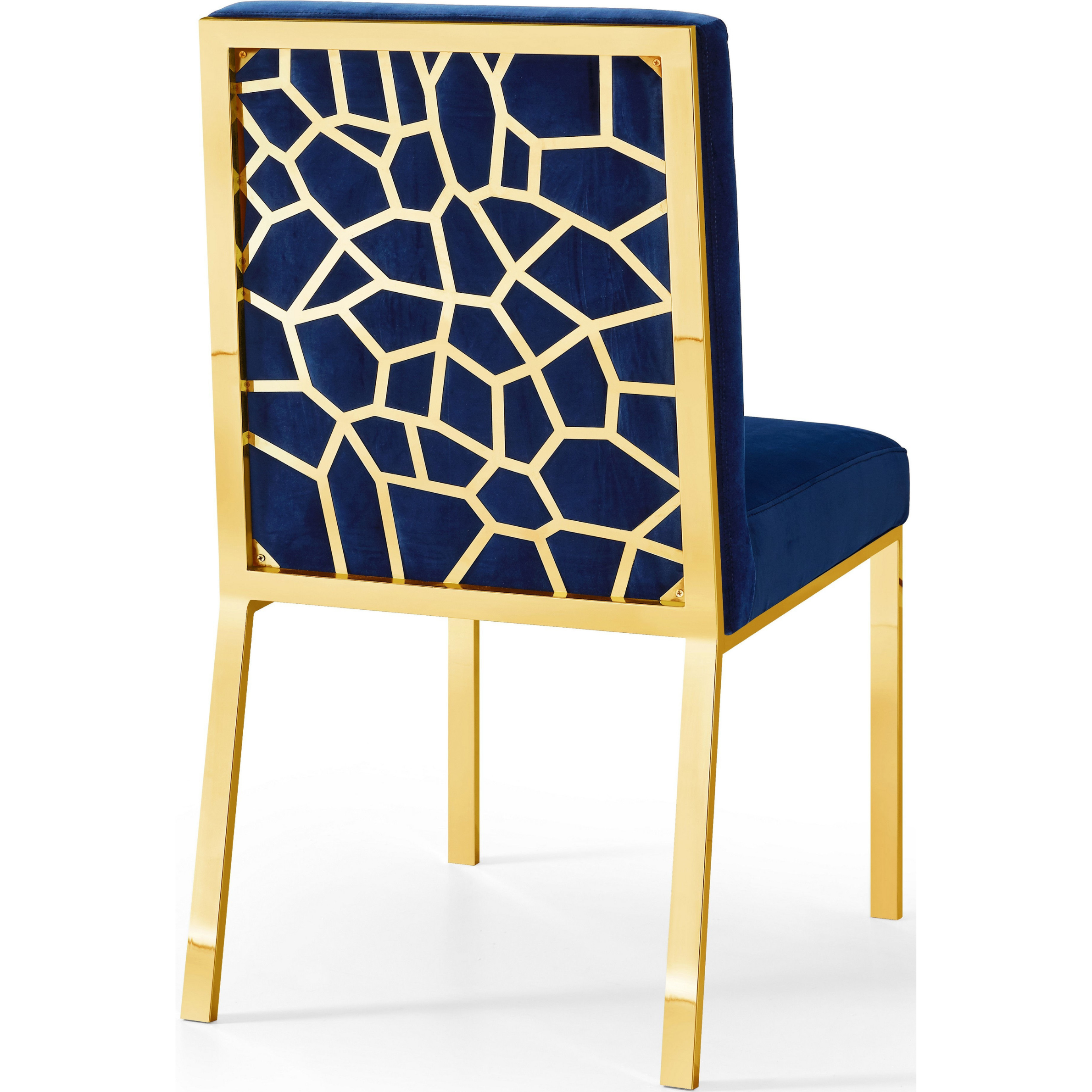 Opal Navy Velvet Dining Chair