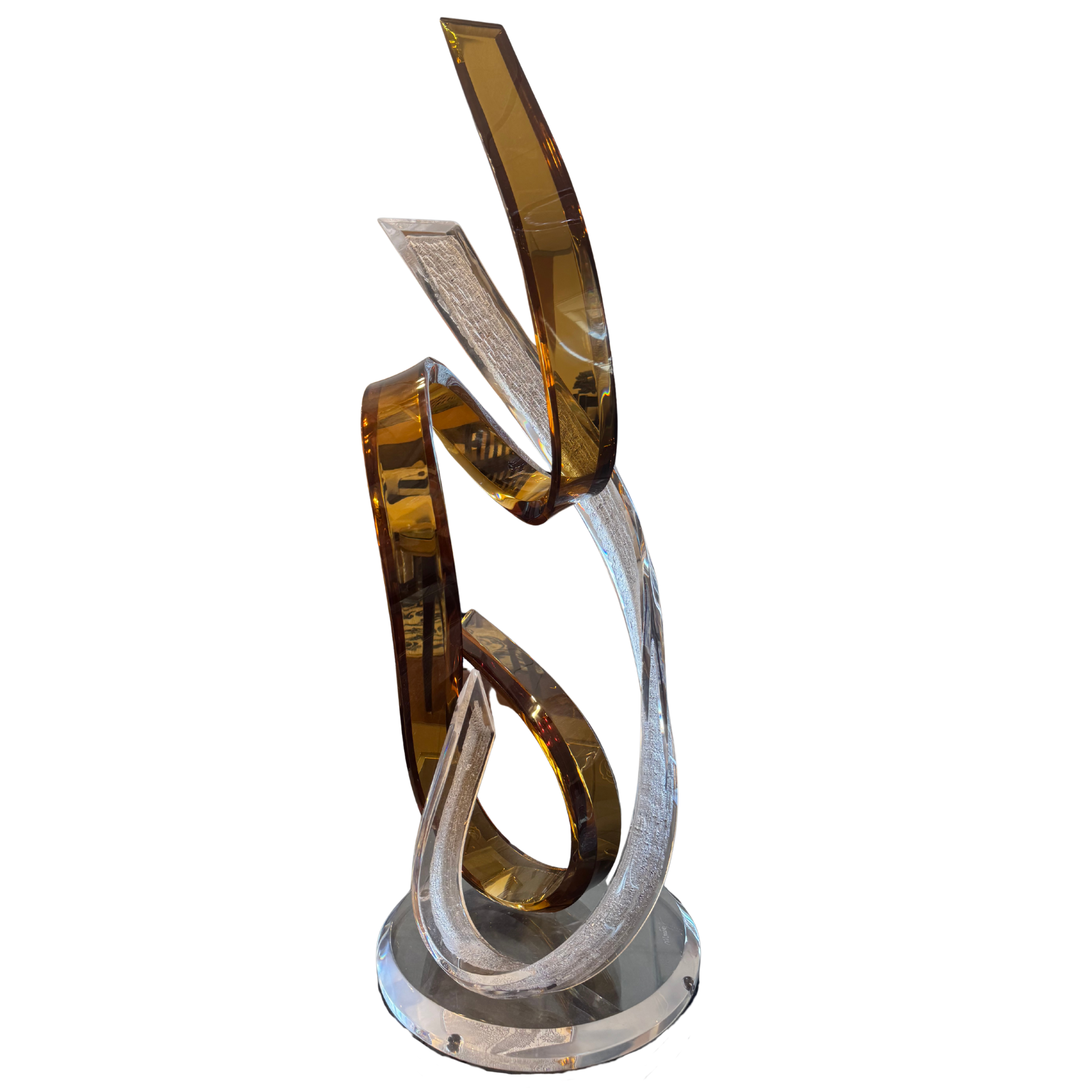 Double Loop Acrylic Table Sculpture