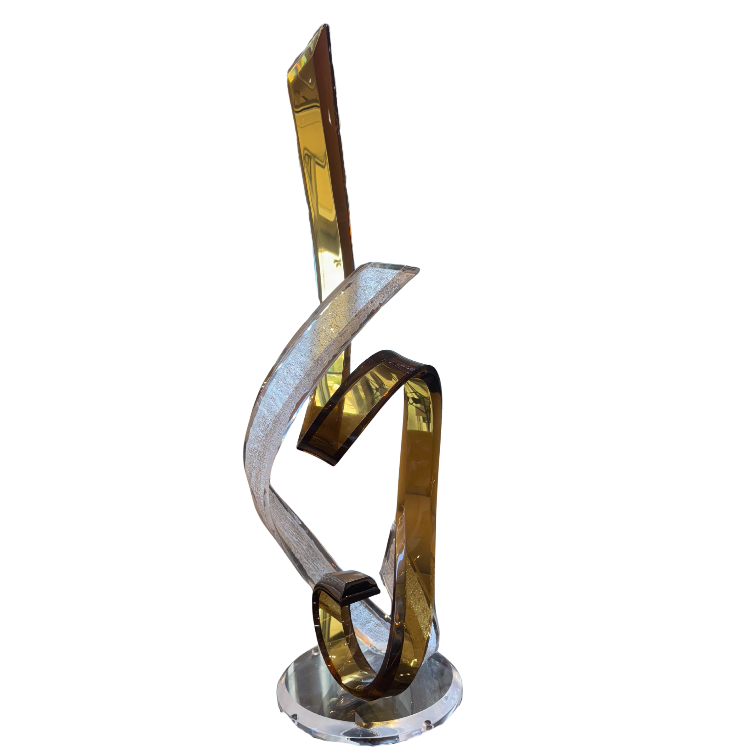 Double Loop Acrylic Table Sculpture