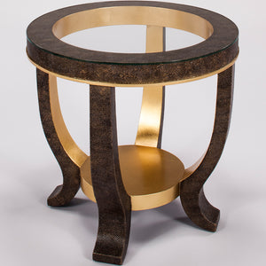 End Table with Glass 4439-ET